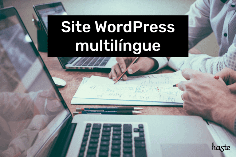 Site WordPress Multilíngue. Imagem ilustrativa.